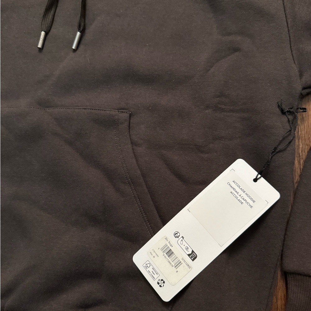 ALO Yoga Accolade Hoodie Espresso - size medium NWT - Picture 2 of 7